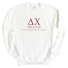 Load image into Gallery viewer, Delta Chi Sweatshirt - D-Chi Basic Lined Crewneck Sweatshirt - Kite and Crest
