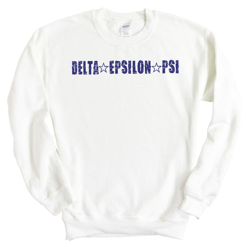 Delta Epsilon Psi Fraternal Star Sweatshirt - Fraternity Crewneck Sweatshirt - Kite and Crest