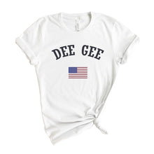 Load image into Gallery viewer, Delta Gamma T-shirt - Dee Gee (DG) USA Tee - Kite and Crest
