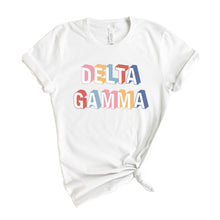 Load image into Gallery viewer, Delta Gamma T-Shirt | DG Retro Shirt | Delta Gamma Sorority Gift Idea - Kite and Crest
