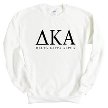 Load image into Gallery viewer, Delta Kappa Alpha Classic Sweatshirt - Fraternity Crewneck Sweatshirt - Kite and Crest
