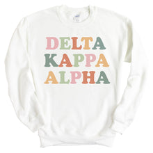 Load image into Gallery viewer, Delta Kappa Alpha For Everyone Sweatshirt - Fraternity Crewneck Sweatshirt - Kite and Crest
