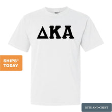 Load image into Gallery viewer, Delta Kappa Alpha Keeping it Simple Comfort Colors T-Shirt - Kite and Crest
