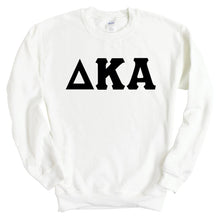 Load image into Gallery viewer, Delta Kappa Alpha Keeping it Simple Sweatshirt - Fraternity Crewneck Sweatshirt - Kite and Crest
