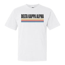 Load image into Gallery viewer, Delta Kappa Alpha Lets Race Comfort Colors T-Shirt - Kite and Crest
