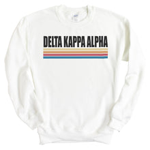 Load image into Gallery viewer, Delta Kappa Alpha Lets Race Sweatshirt - Fraternity Crewneck Sweatshirt - Kite and Crest
