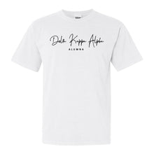 Load image into Gallery viewer, Delta Kappa Alpha Sorority Alumna Comfort Colors T-Shirt - Kite and Crest
