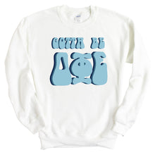 Load image into Gallery viewer, Delta Phi Epsilon Sweatshirt - DPHIE Gotta Be Crewneck Sweatshirt - Kite and Crest
