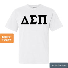 Load image into Gallery viewer, Delta Sigma Pi Keeping it Simple Comfort Colors T-Shirt - Kite and Crest
