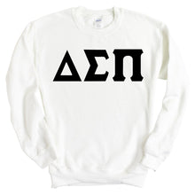 Load image into Gallery viewer, Delta Sigma Pi Keeping it Simple Sweatshirt - Fraternity Crewneck Sweatshirt - Kite and Crest
