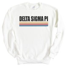 Load image into Gallery viewer, Delta Sigma Pi Lets Race Sweatshirt - Fraternity Crewneck Sweatshirt - Kite and Crest
