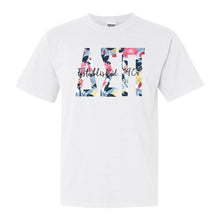 Load image into Gallery viewer, Delta Sigma Pi Marigold Comfort Colors T-Shirt - Kite and Crest
