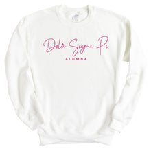 Load image into Gallery viewer, Delta Sigma Pi Vintage Alumna Sweatshirt - Fraternity Crewneck Sweatshirt - Kite and Crest
