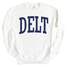 Load image into Gallery viewer, Delta Tau Delta Sweatshirt - Delt Intrinsic Lettered Crewneck Sweatshirt - Kite and Crest
