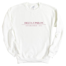 Load image into Gallery viewer, Delta Upsilon Sweatshirt - DU Old Fashioned Vintage Crewneck Sweatshirt - Kite and Crest
