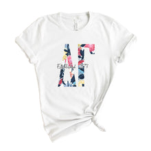 Load image into Gallery viewer, DG Delta Gamma Floral Block Sorority T-Shirt - Kite and Crest
