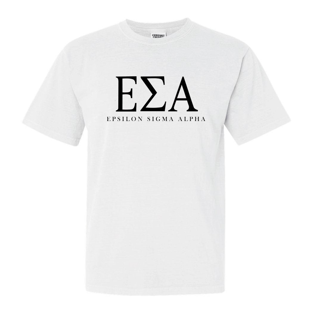 Epsilon Sigma Alpha Classic Comfort Colors T-Shirt - Kite and Crest