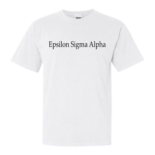 Epsilon Sigma Alpha Clean and Simple Comfort Colors T-Shirt - Kite and Crest
