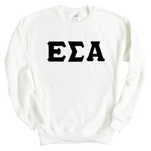 Load image into Gallery viewer, Epsilon Sigma Alpha Keeping it Simple Sweatshirt - Fraternity Crewneck Sweatshirt - Kite and Crest
