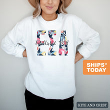 Load image into Gallery viewer, Epsilon Sigma Alpha Marigold Sweatshirt - Fraternity Crewneck Sweatshirt - Kite and Crest
