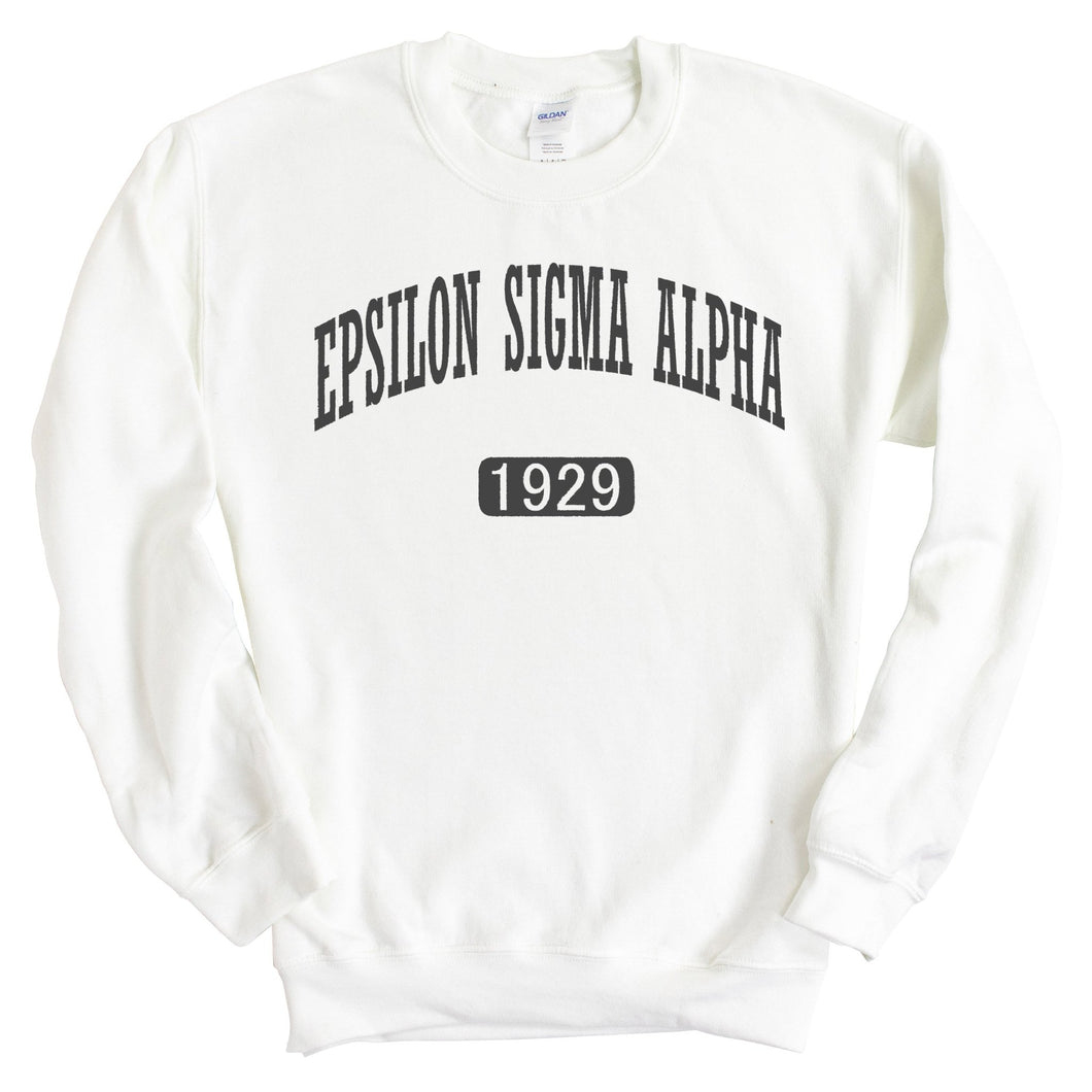 Epsilon Sigma Alpha Weekender Sweatshirt - Fraternity Crewneck Sweatshirt - Kite and Crest