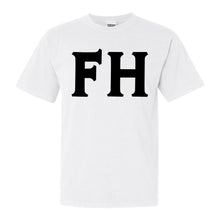 Load image into Gallery viewer, Farmhouse Basic Black Letters Comfort Colors T-Shirt - Fraternity Tee - Kite and Crest
