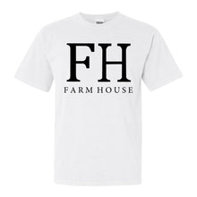 Load image into Gallery viewer, Farmhouse Block Letter Comfort Colors T-Shirt - Fraternity Tee - Kite and Crest
