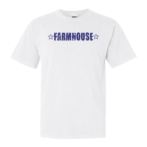 Farmhouse Fraternal Star Comfort Colors T-Shirt - Fraternity Tee - Kite and Crest