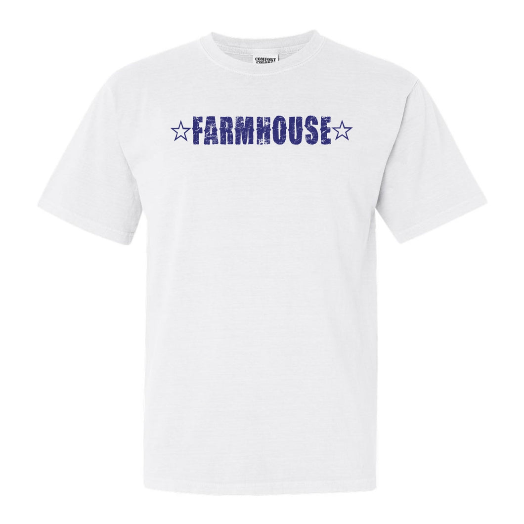 Farmhouse Fraternal Star Comfort Colors T-Shirt - Fraternity Tee - Kite and Crest