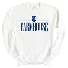 Load image into Gallery viewer, Farmhouse Shield Sweatshirt - Fraternity Crewneck Sweatshirt - Kite and Crest
