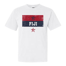 Load image into Gallery viewer, FIJI Comfort Colors T-Shirt - FIJI Colorful Stripe Shirt - Kite and Crest
