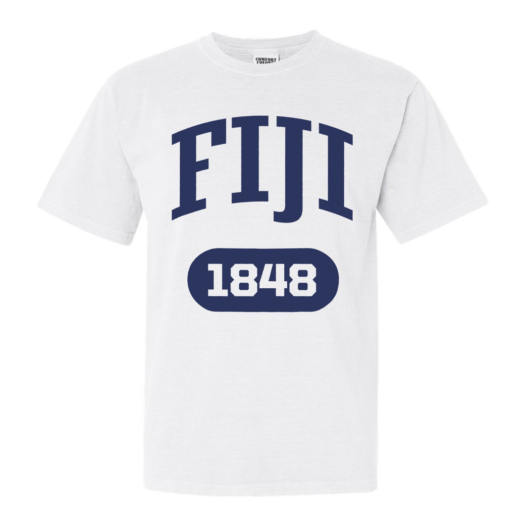 FIJI Comfort Colors T-Shirt - FIJI Fraternal Arch Shirt - Kite and Crest