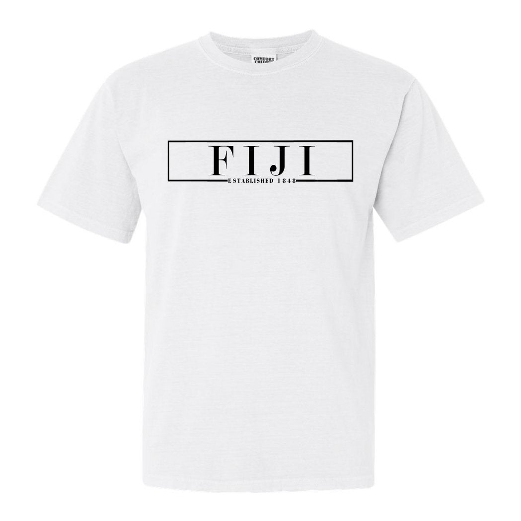 FIJI Comfort Colors T-Shirt - FIJI Fraternal Block Shirt - Kite and Crest