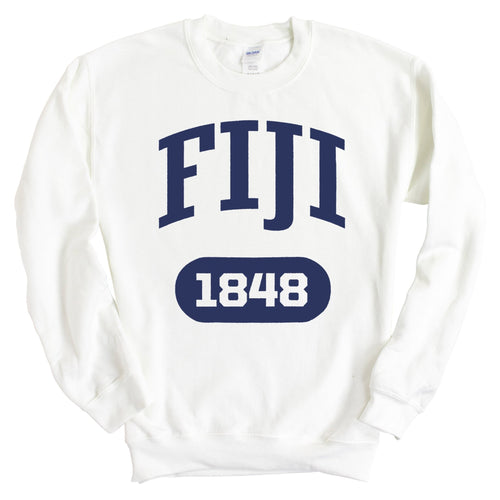 FIJI Sweatshirt - FIJI Fraternal Arch Crewneck Sweatshirt - Kite and Crest