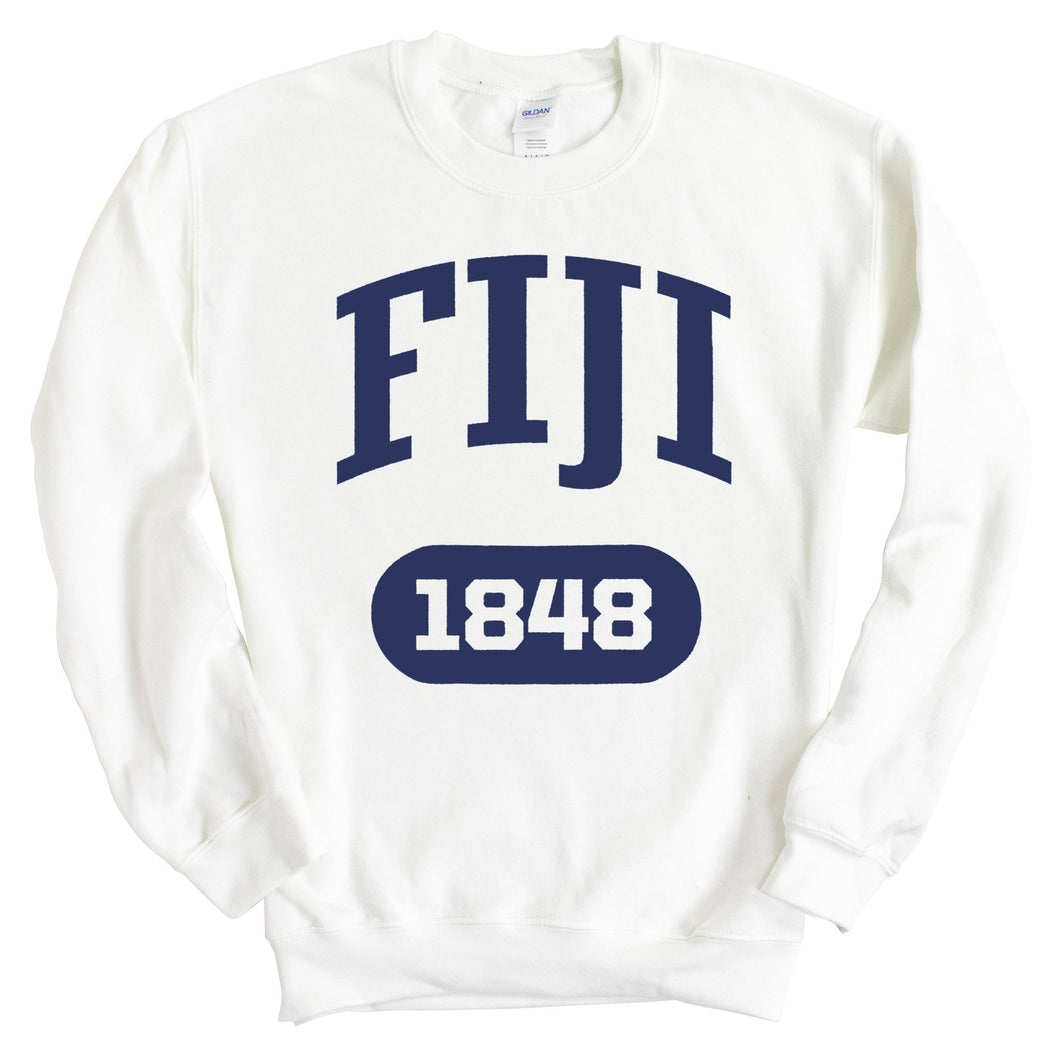 FIJI Sweatshirt - FIJI Fraternal Arch Crewneck Sweatshirt - Kite and Crest