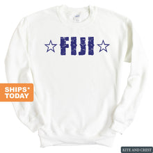 Load image into Gallery viewer, FIJI Sweatshirt - FIJI Fraternal Star Crewneck Sweatshirt - Kite and Crest
