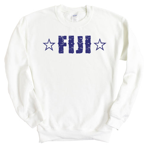 FIJI Sweatshirt - FIJI Fraternal Star Crewneck Sweatshirt - Kite and Crest