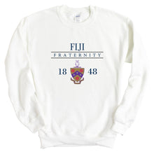 Load image into Gallery viewer, FIJI Sweatshirt - FIJI Large Crest Crewneck Sweatshirt - Kite and Crest
