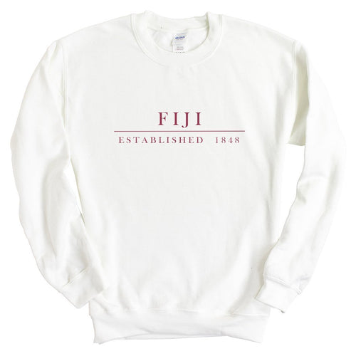 FIJI Sweatshirt - FIJI Old Fashioned Vintage Crewneck Sweatshirt - Kite and Crest