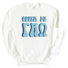 Load image into Gallery viewer, Gamma Alpha Omega Gotta Be Crewneck Sweatshirt - Kite and Crest
