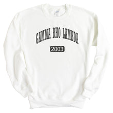 Load image into Gallery viewer, Gamma Rho Lambda Athletic Crewneck Sweatshirt - Kite and Crest
