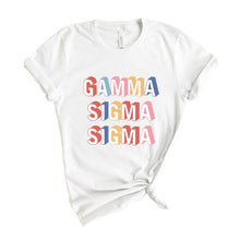 Load image into Gallery viewer, Gamma Sigma Sigma Retro T-shirt - Kite and Crest
