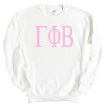 Load image into Gallery viewer, GPHI Gamma Phi Beta Very Pink Sorority Crewneck Sweatshirt - Kite and Crest
