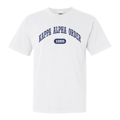 Kappa Alpha Order Comfort Colors T-Shirt - KA Fraternal Arch Shirt - Kite and Crest