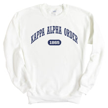 Load image into Gallery viewer, Kappa Alpha Order Sweatshirt - KA Fraternal Arch Crewneck Sweatshirt - Kite and Crest
