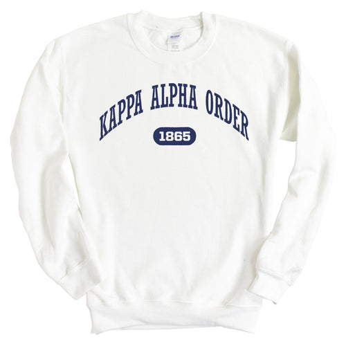 Kappa Alpha Order Sweatshirt - KA Fraternal Arch Crewneck Sweatshirt - Kite and Crest