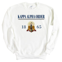 Load image into Gallery viewer, Kappa Alpha Order Sweatshirt - KA Large Crest Crewneck Sweatshirt - Kite and Crest
