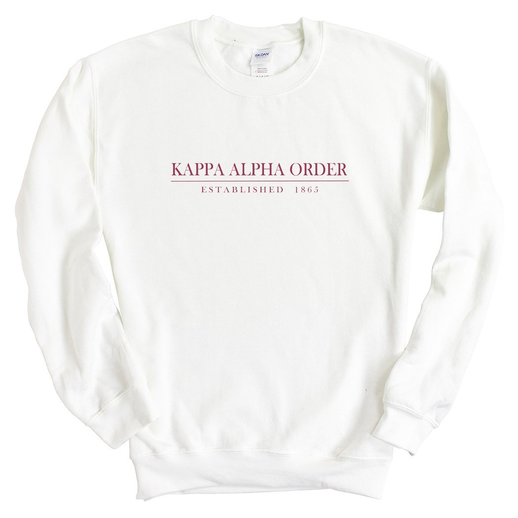Kappa Alpha Order Sweatshirt - KA Old Fashioned Vintage Crewneck Sweatshirt - Kite and Crest