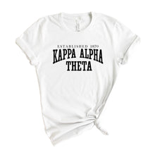 Load image into Gallery viewer, Kappa Alpha Theta Established Sorority T-Shirt - Kite and Crest
