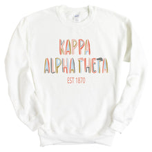 Load image into Gallery viewer, Kappa Alpha Theta Sweatshirt - Theta Cooper Crewneck Sweatshirt - Kite and Crest
